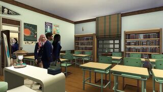 The Office Sims Parody (Japanese Futa Enticed by BWC) | Vignette 48