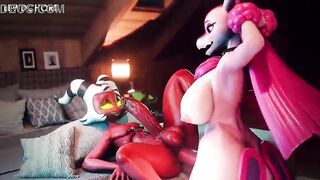 Moxxie Infernal Chief Rectal With Lovander Palworld