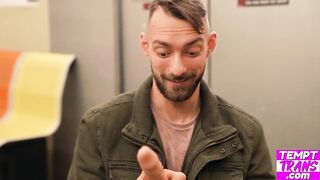 Subway Rail With the Rough Damsel Emma Rose.mp4