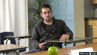 Im jerking off on my super hot shemale teacher Korra Del Rio