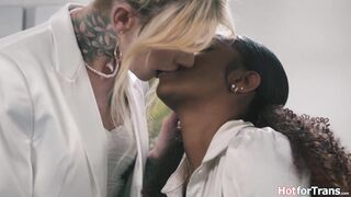 Im fired so now is the time that I seduce the tgirl from HR