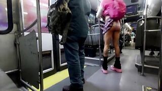 PUBLIC ORGY /Real practice, Ciudadela CDMX; Fuckfest with a stranger/PUNCHING---POLICE---