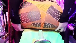 Toypleasurexxx - Orange fake penis bumfuck