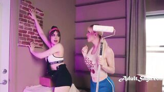 two TRANSSEXUAL Honies Pummel A Chick On Hook-up Wag - Khloe Kapri, Angellica Excellent, Rana Katana