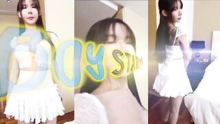 Ladyboystar - Long ass-fuck faps and facial cumshot with a glorious Thia t-girl