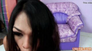 Amateur Transgirl Toffy Condom-free