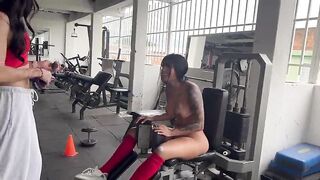 My transgender trainer gets mischievous when she makes me do cowers sans clothes and embarks pawing my butt and cupcakes - MAY HERNANDEZ