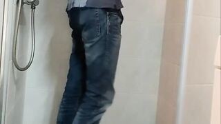 Bathroom and have fun in clothes