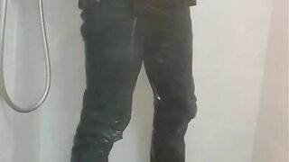 Bathroom and have fun in clothes