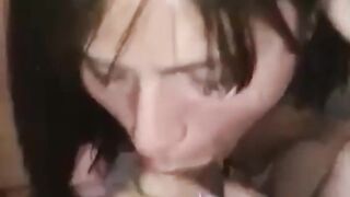 throating the fat manstick of the eighteen-yr-elderly new-cummer