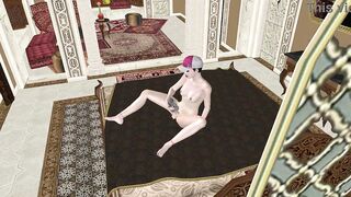 Mind-blowing Tranny Milks Using Torch on Sofa THREE DIMENSIONAL Animation Anime porn