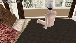 Mind-blowing Tranny Milks Using Torch on Sofa THREE DIMENSIONAL Animation Anime porn
