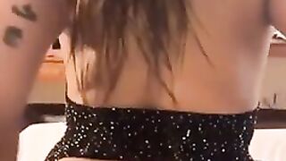 Huge Trouser snake TRANSSEXUAL Honey Takes BIG BLACK COCK