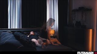 Gal Drinking Ladyboy Jizm - Ginger-haired Transfixed Into Obedience by Futa Witch