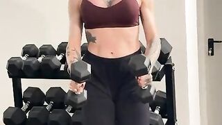 Subscribe now to witness the ample-dicked transvestite, the muse of Latin porno, having a solo climax at the gym.