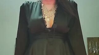 Buxom Sissy Spunking