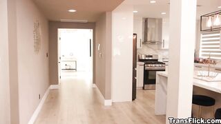 Married Couple Adira Allure and Thor Johnson Hookup with TS Lola Morena for Threesome