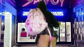 I went to a porno theater, where you can have hump.