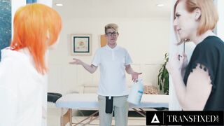 MESMERIZED - two Ginger Transgenders Boink Cis Chick Kenzie Anne