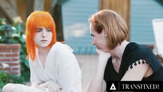 MESMERIZED - two Ginger Transgenders Boink Cis Chick Kenzie Anne