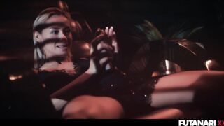 Kinky Girl/girl Gets larger Yam-sized Manhood - Multiracial Hermaphroditism Lezzie domination