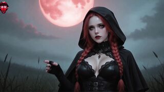 AI-Generated Anime porn: Red Moon Gothic Futa Princesses