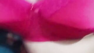 Indian Ass bandit Crossdresser Gaurisissy domination & submission gonzo firm orgy in pinkish honeymoon underwear