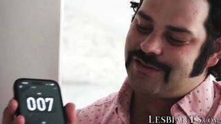 Trans Avery Lust spends seven minutes making handsome guy jizz hard
