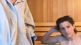 PERSPIRING HUMID POUND