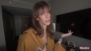 Sex-positive Blondie Stupid Tgirl Stretched Humid Trans Cunny Open for Meaty Girthy Pink cigar! Peter Hooke Gray Perrier