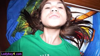 Laos teen femboy is eager for raw anal sex in that perfect ass