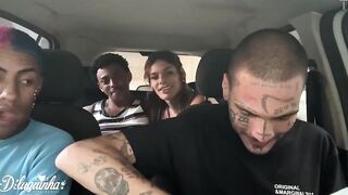 Fucky-fucky in the van inbetween pals before traveling.