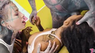 Xxx three way Bumfuck Drill with Strong Ass fucking Climax