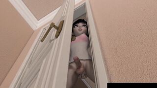 All My Roomies Love two - A Hermaphroditism Asks her Hermaphroditism Roomy To Help Train Her About Fuck-fest