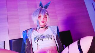 Uber-cute Chinese Femboy Honkai Star Ride Costume play two