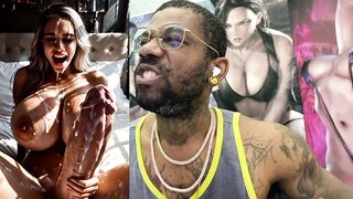 Eyes covered Transgender Jizzing On Herself, Massive Boob Ebony Jizzing At The Pier, Long Stiff Trans Woman Jizz-shotgun Finishes off Stiff Rump Nail, Blondie Trans Nymph Jism Erupts, AI Generated
