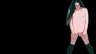 Trans Chick Anime HARDCORE Petite Manhood Stellar Figure.
