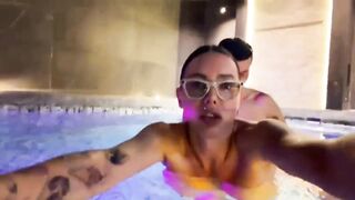 Big-chested Brazilian T-girl Lovemaking At The Pool