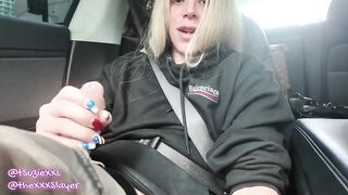 Transsexual Suziexxl Boinks A B!tch Rock hard In Truck