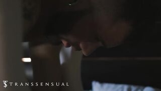 TRANSSENSUAL - Super hot Ella Hollywood’s Sultry Prayer In Couch Woos Johnny To Determine Their Future