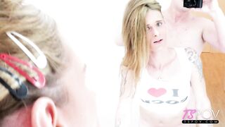 BEHIND-THE-SCENES POINT OF VIEW HOOKUP with Mila Miles