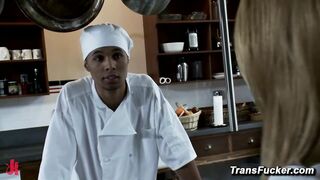 Jessica Host Fucks Kurt Connors Hard In Top Chef Ts Cock Challenge Scene
