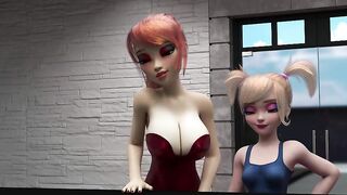 Sexsona - Vignette four - It's Time To Get Supah Laid! - Yuna and Mikimi Go To The Playfuta Office To Get SUPAH LAID!!!!