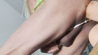 Monster dildo anal cum 2