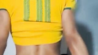 Brazilian gurl destroyed by her huge bf
