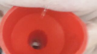 sissy pisswhore piss in own mouth pee funnel