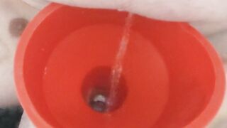 sissy pisswhore piss in own mouth pee funnel
