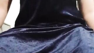 Indian Homo Crossdresser Gaurisissy perceiving super-naughty in Blue Salwar Kurta