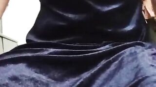 Indian Homo Crossdresser Gaurisissy perceiving super-naughty in Blue Salwar Kurta