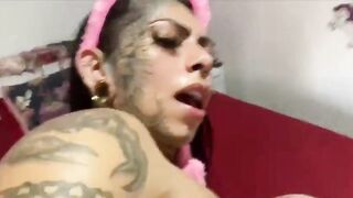 Duo invites trans lady to have hump with them on their anniversary.
